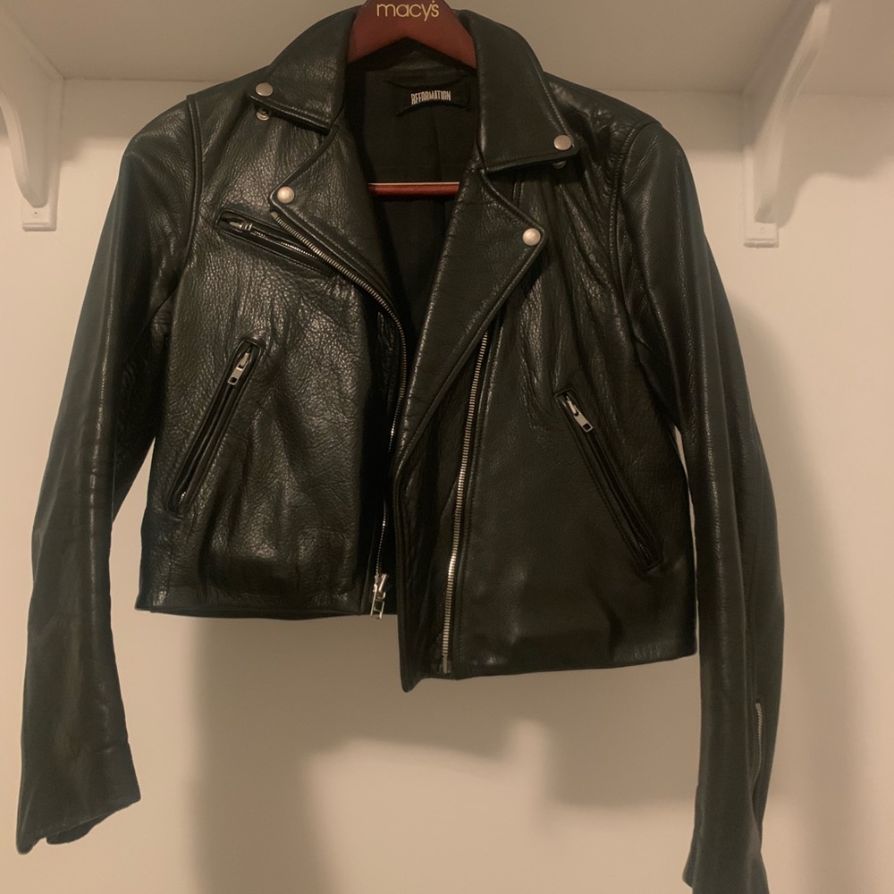 Reformation leather jacket